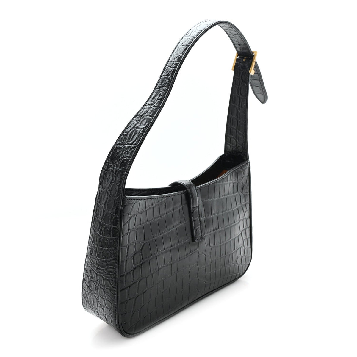 Calfskin Hobo Bag - Black