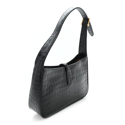 Calfskin Hobo Bag - Black