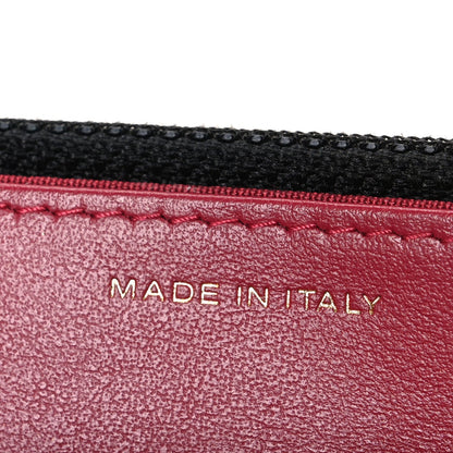 Quilted Goatskin Wallet Bag - Black