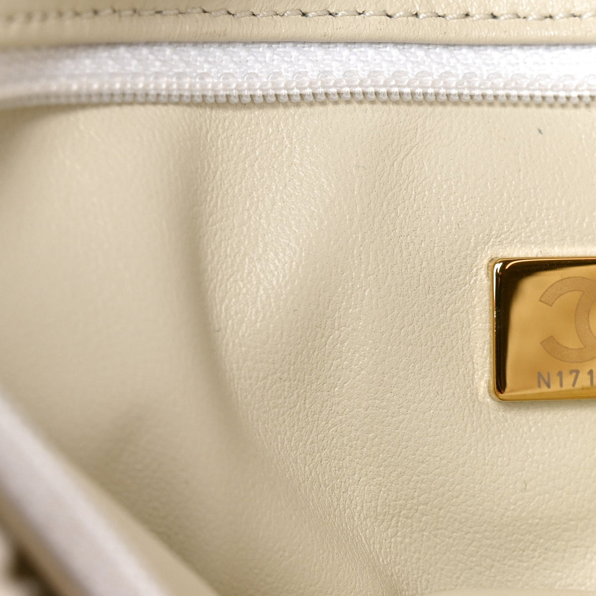 Medium Calfskin Shearling Flap Shoulder Bag - White