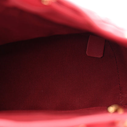 Mini Quilted Calfskin Backpack - Red