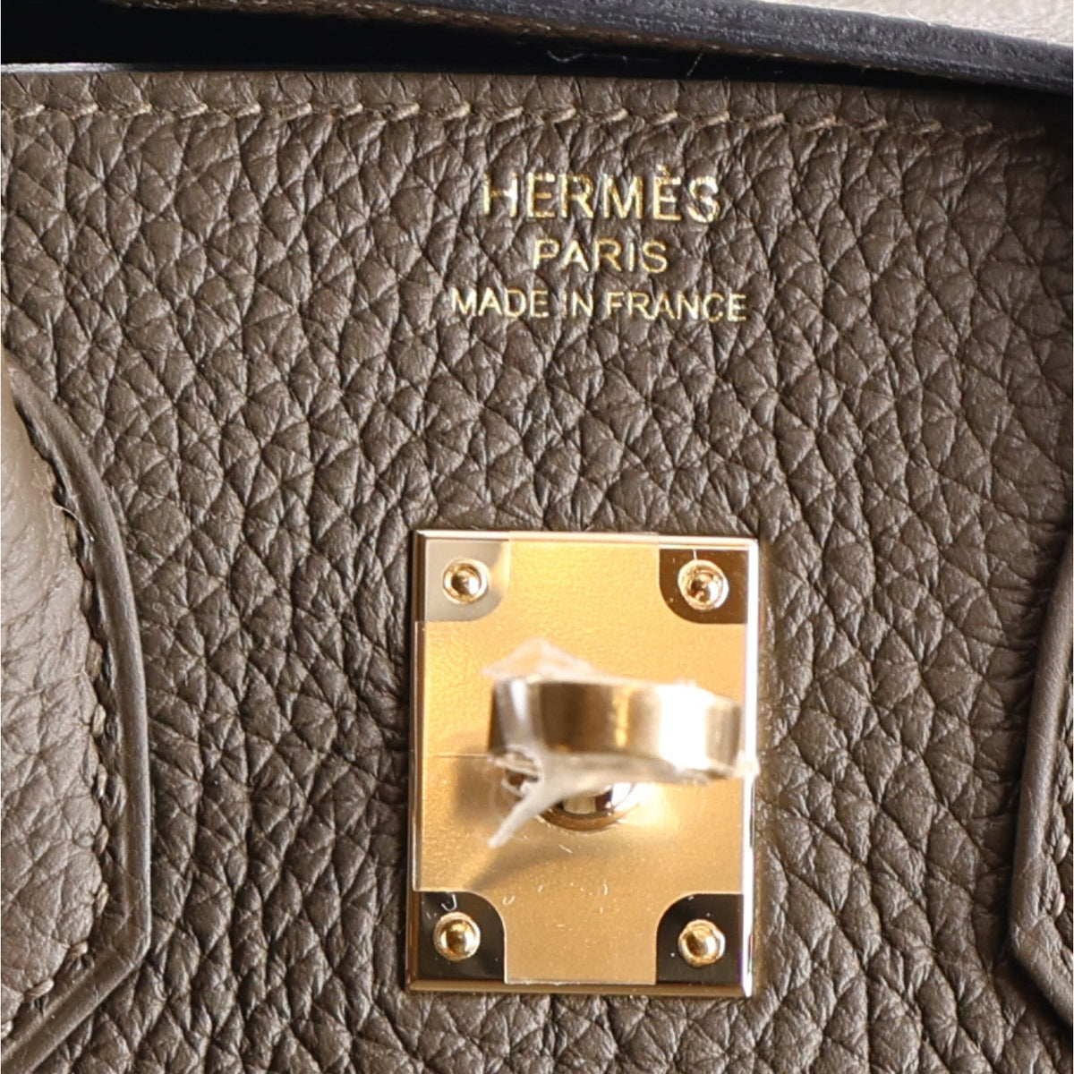 Togo Birkin 25 Vert Loden Handbag