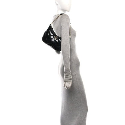 Calfskin Hobo Bag - Black