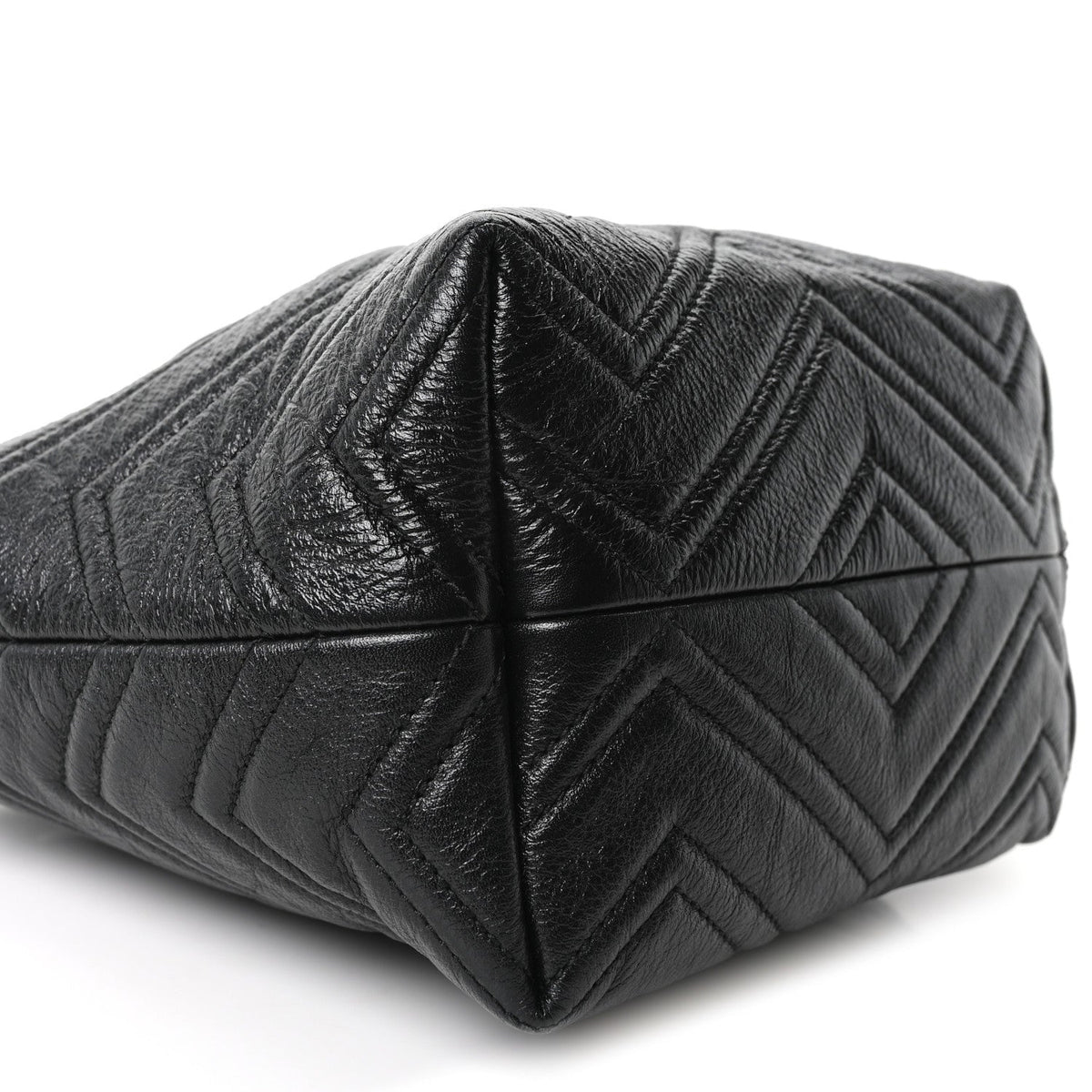 Small Nappa Tote Bag - Black