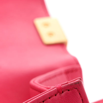 Medium Quilted Lambskin Flap Shoulder Bag