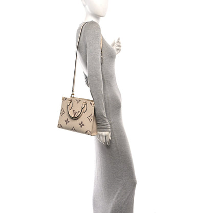 Empreinte Monogram Giant Onthego Pm Crem Handbag