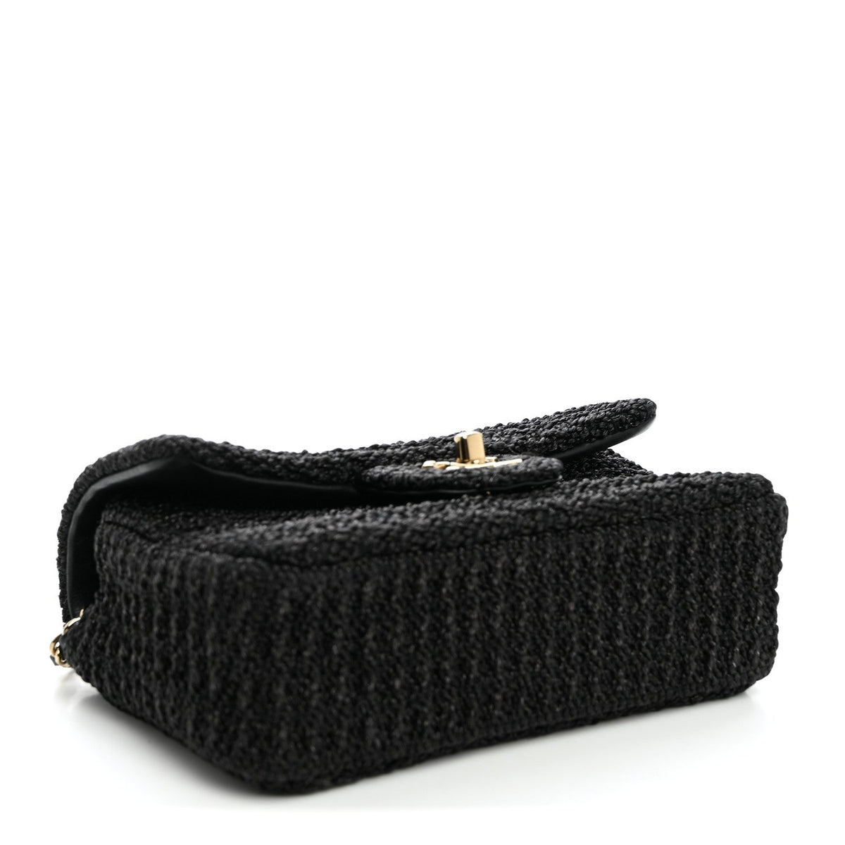 Mini Fabric Flap Shoulder Bag - Tan