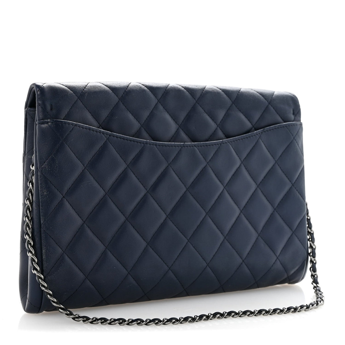 Quilted Lambskin Clutch Bag