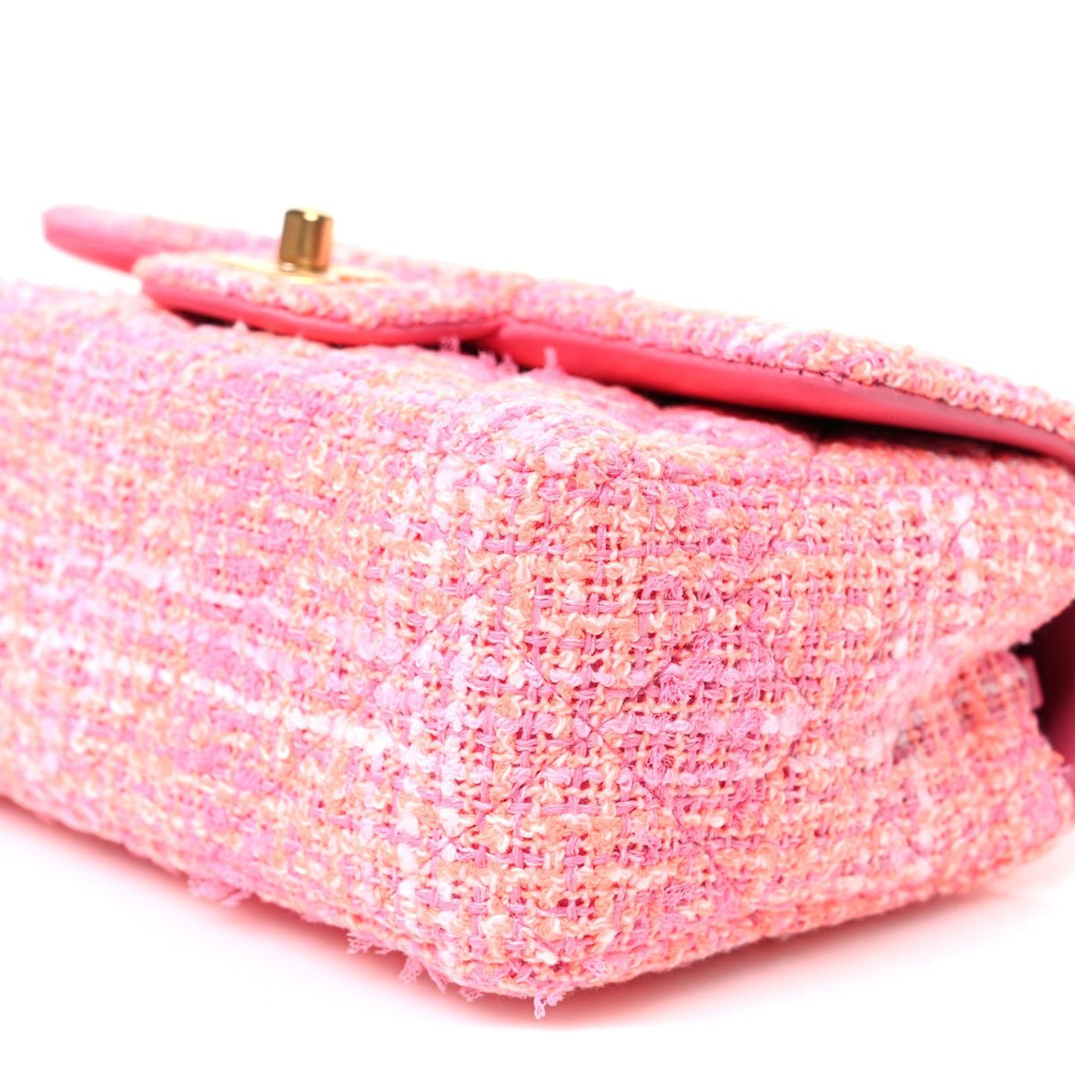 Mini Quilted Flap Shoulder Bag - Tan
