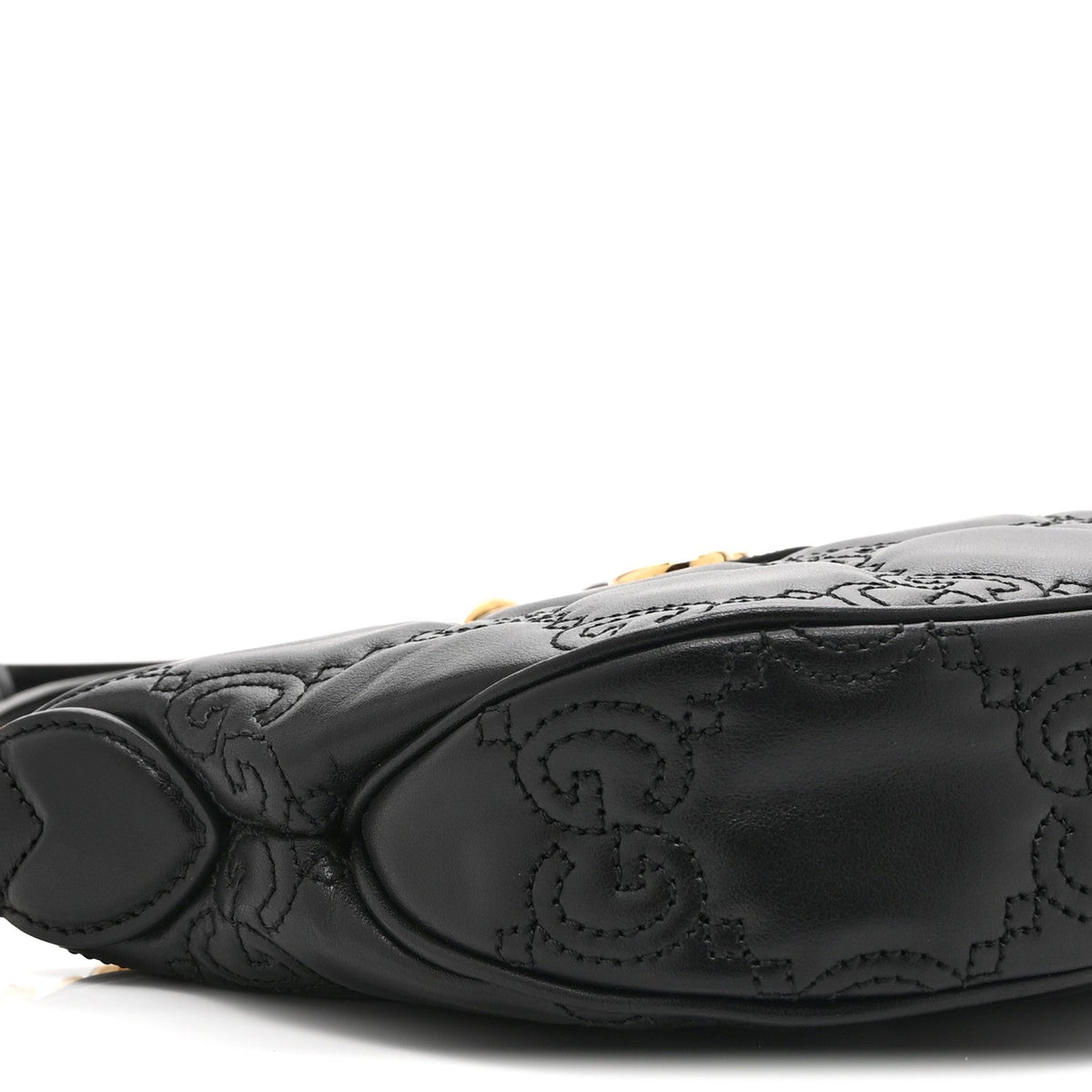 Mini Calfskin Shoulder Bag - Black