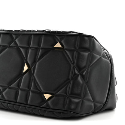 Large Calfskin Handbag - Black
