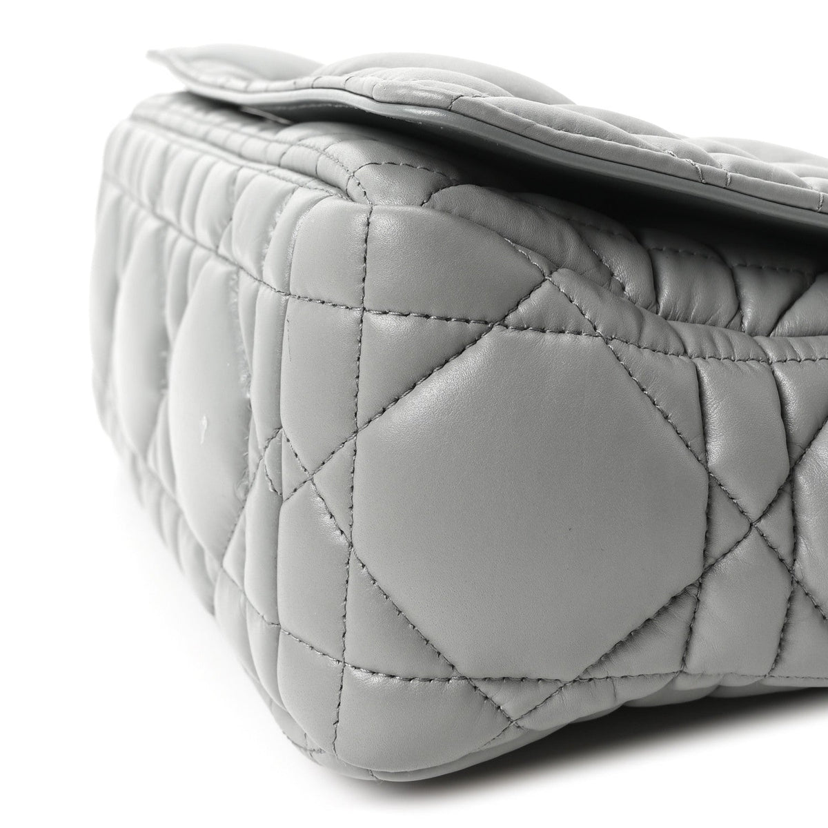 Medium Calfskin Handbag - Grey