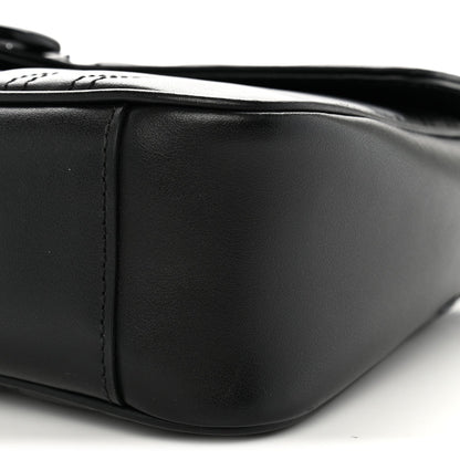 Small Calfskin Shoulder Bag - Black