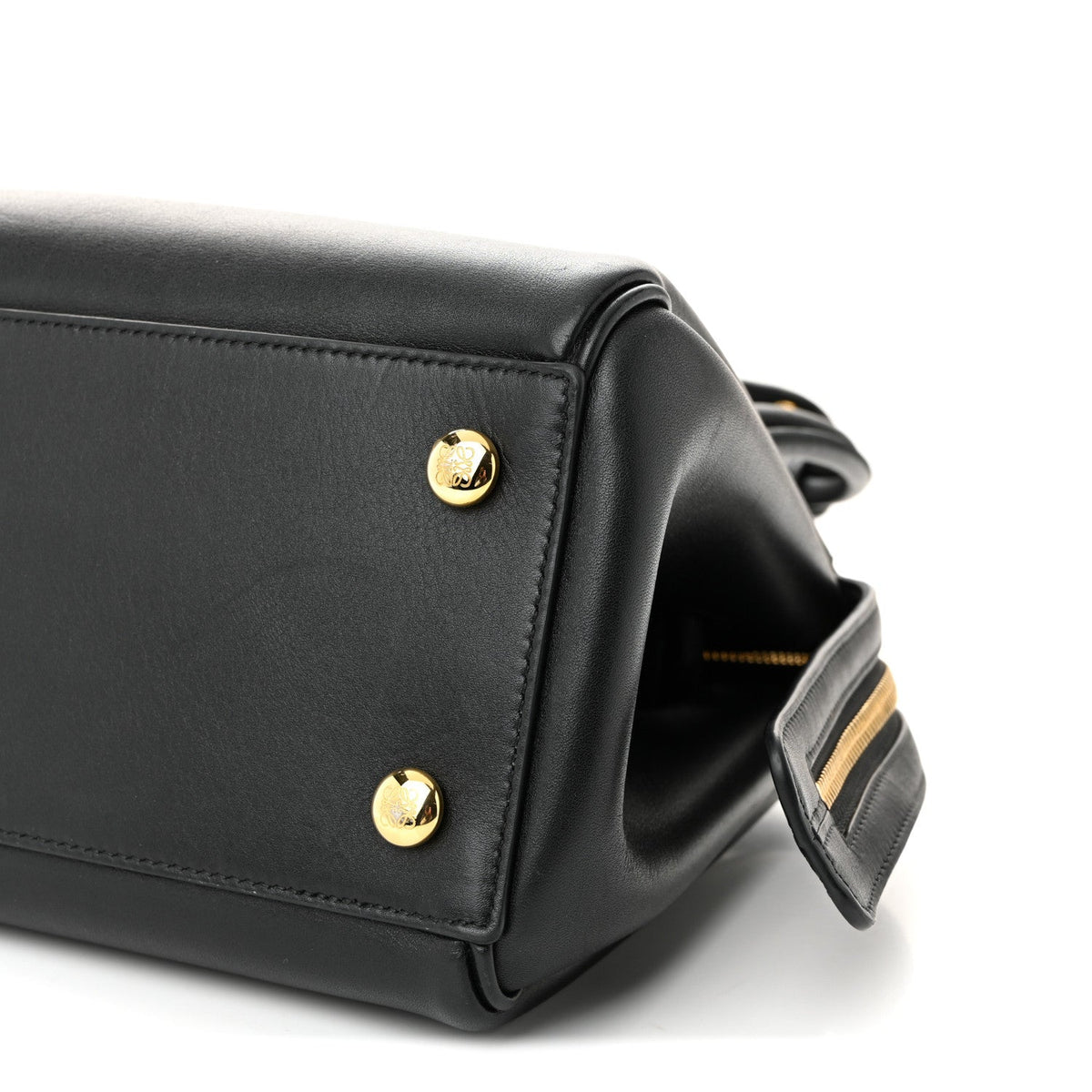 Small Calfskin Handbag - Black