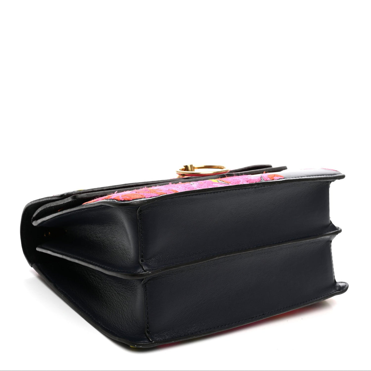Calfskin Satchel Bag - Red