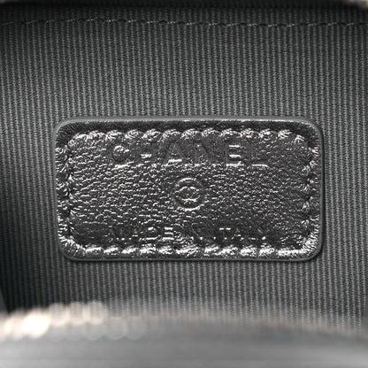 Quilted Lambskin Clutch Bag - Black
