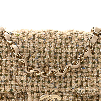 Mini Quilted Flap Shoulder Bag - Tan
