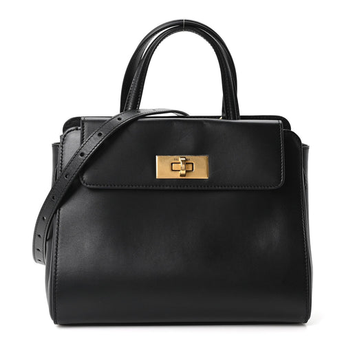 Small Calfskin Tote Bag - Black