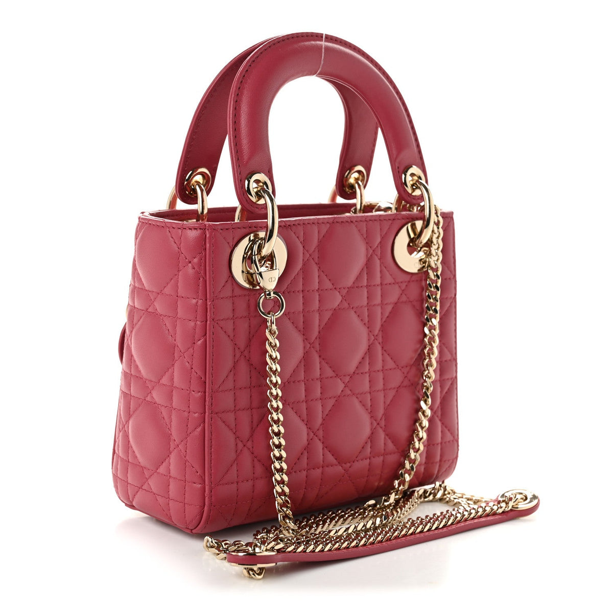 Mini Lambskin Handbag - Pink