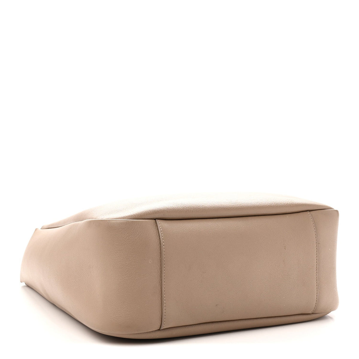 Large Calfskin Hobo Bag - Grey
