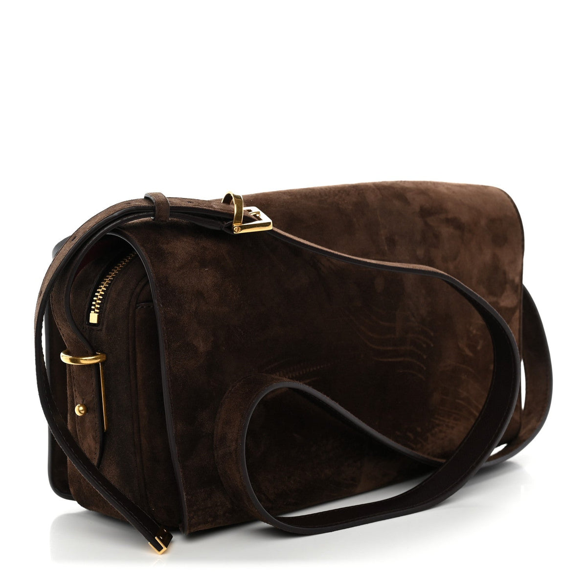 Medium Suede Shoulder Bag