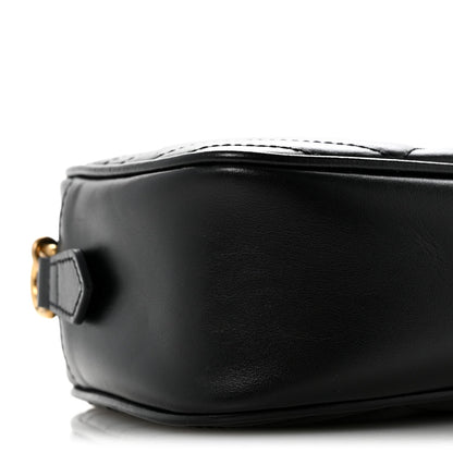 Small Calfskin Shoulder Bag - Black