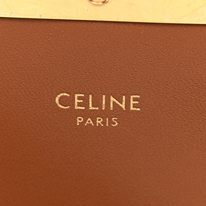 Calfskin Canvas Handbag - Tan