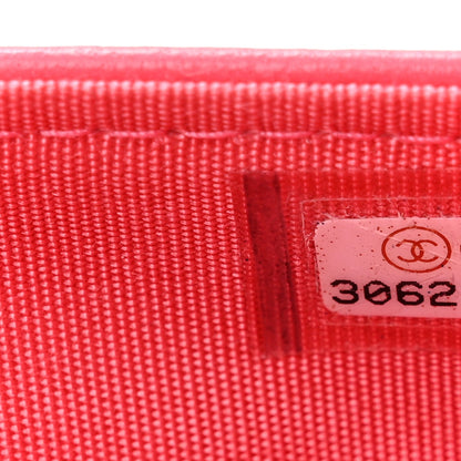 Quilted Lambskin Wallet Bag - Pink
