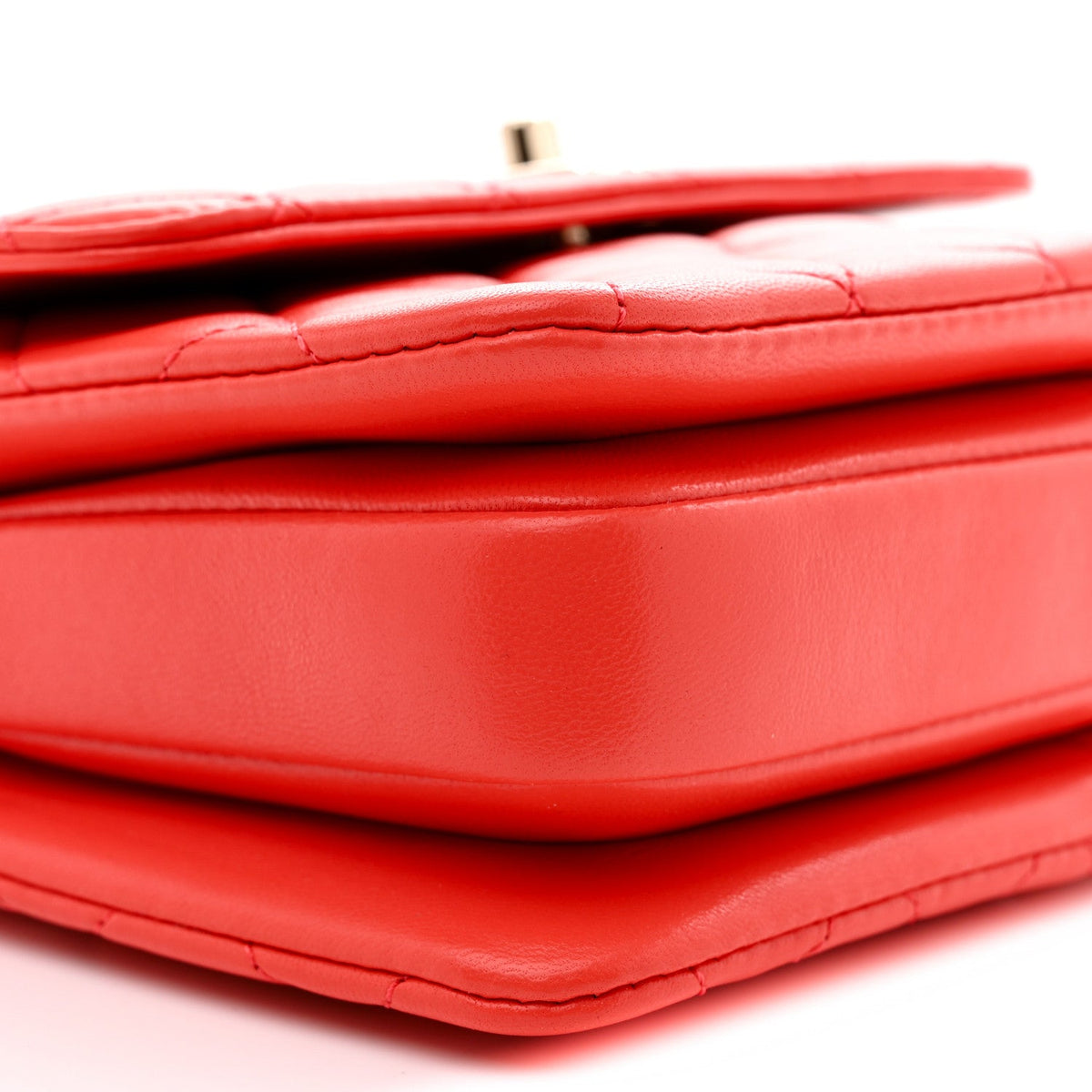 Mini Quilted Lambskin Flap Shoulder Bag