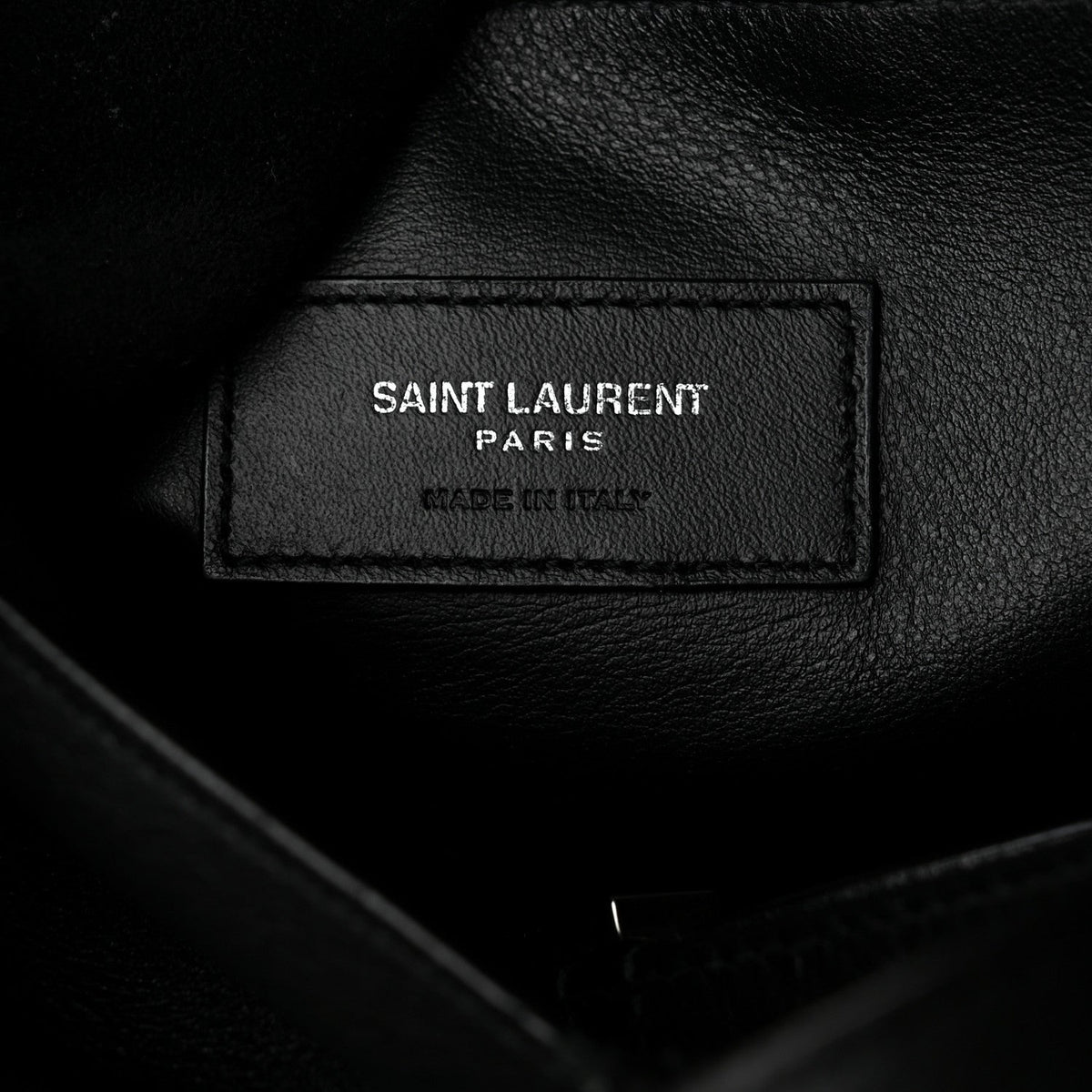 Large Calfskin Hobo Bag - Black