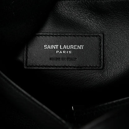 Large Calfskin Hobo Bag - Black