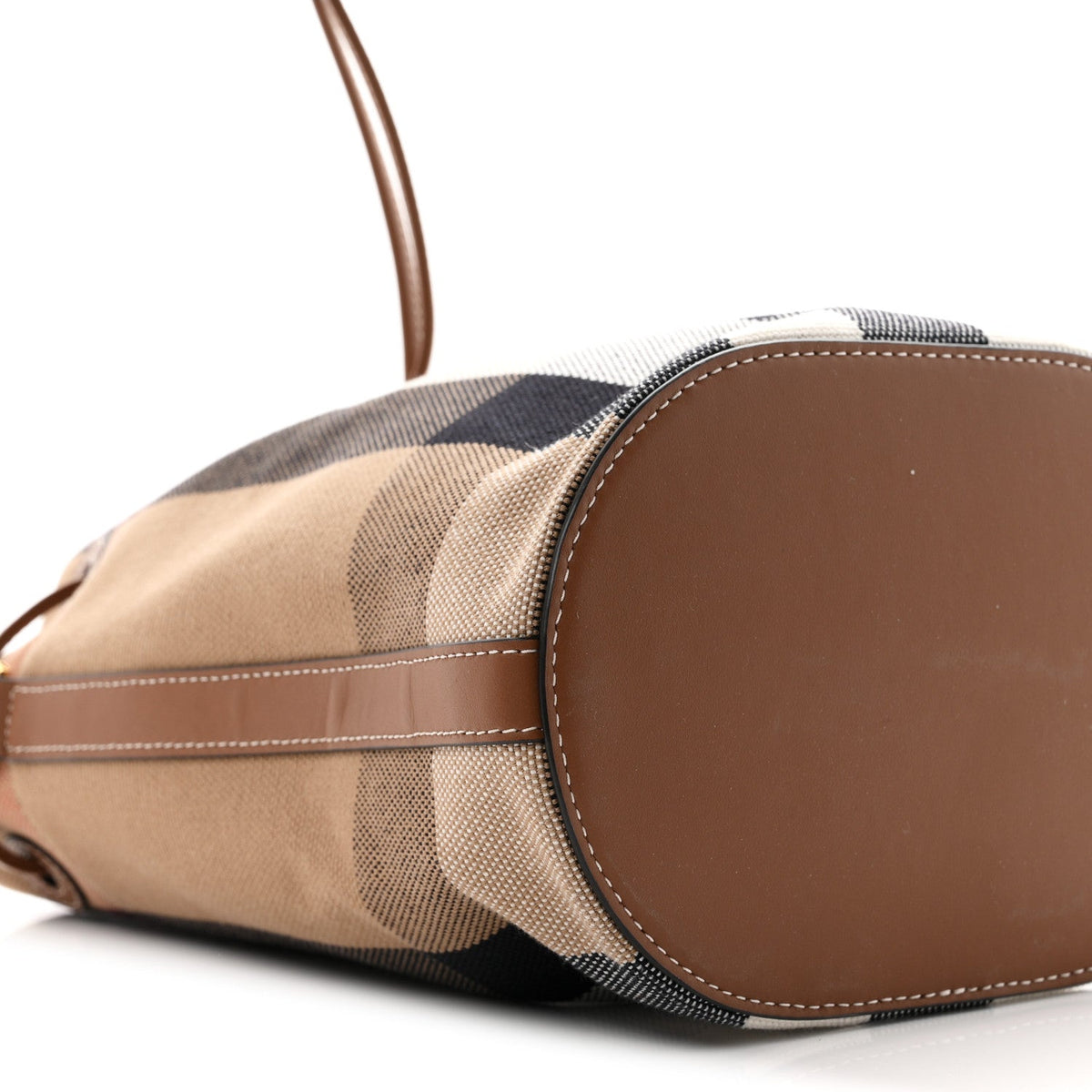 Small Canvas Bucket Bag - Brown