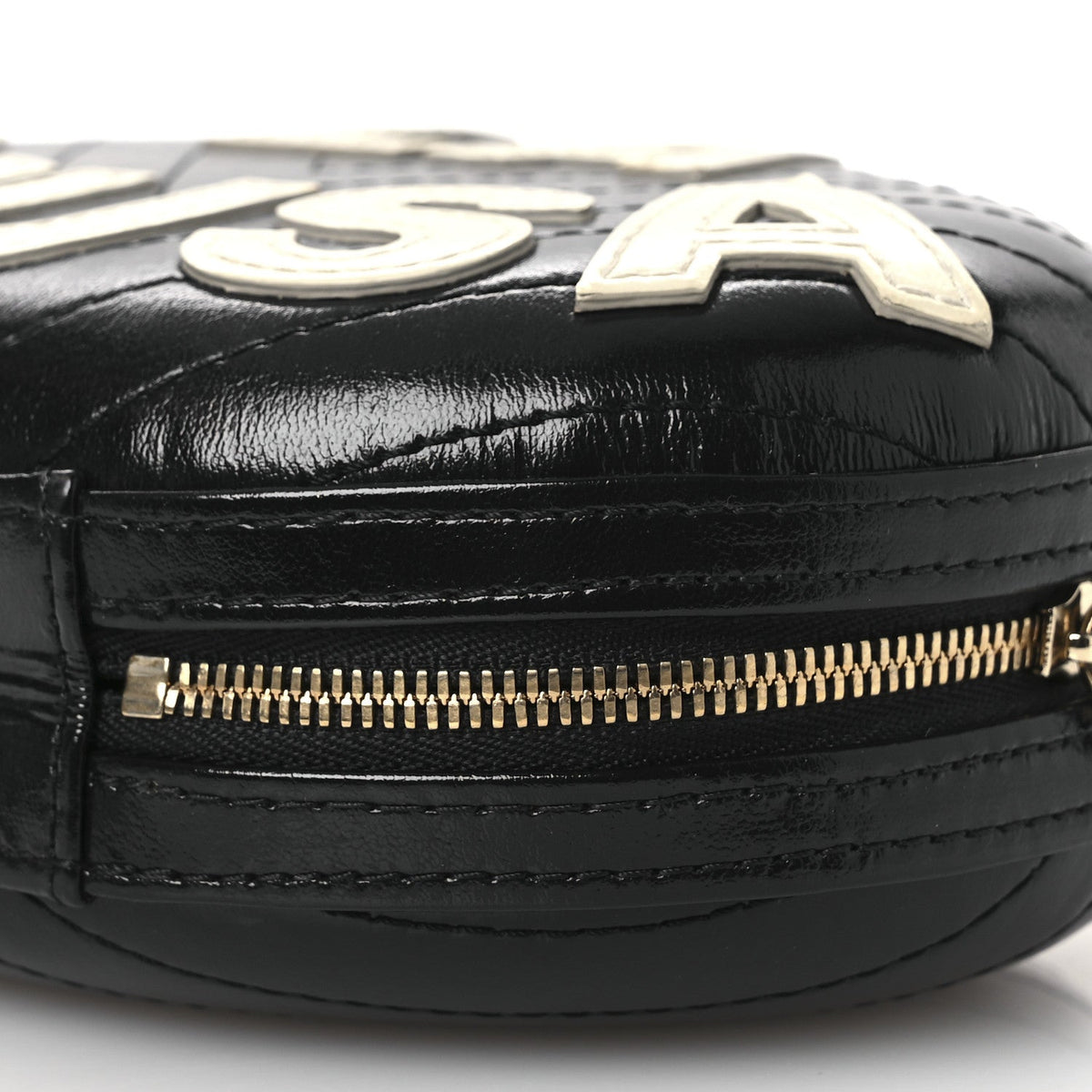 Quilted Lambskin Clutch Bag - Red