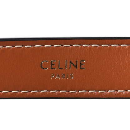 Calfskin Canvas Shoulder Bag