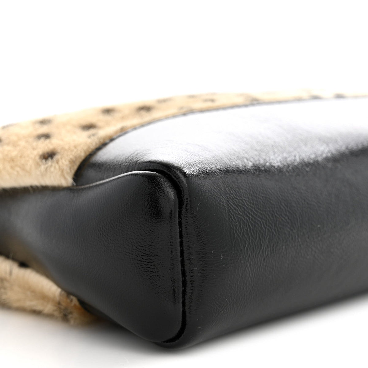 Mini Lambskin Handbag - Beige