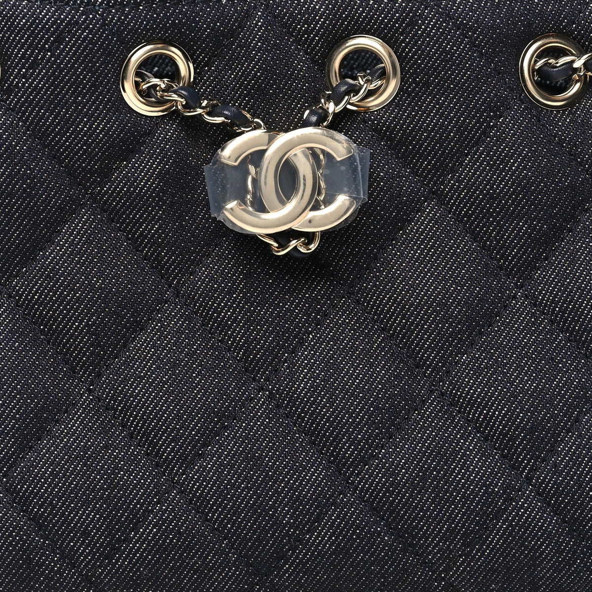 Mini Quilted Handbag - Blue