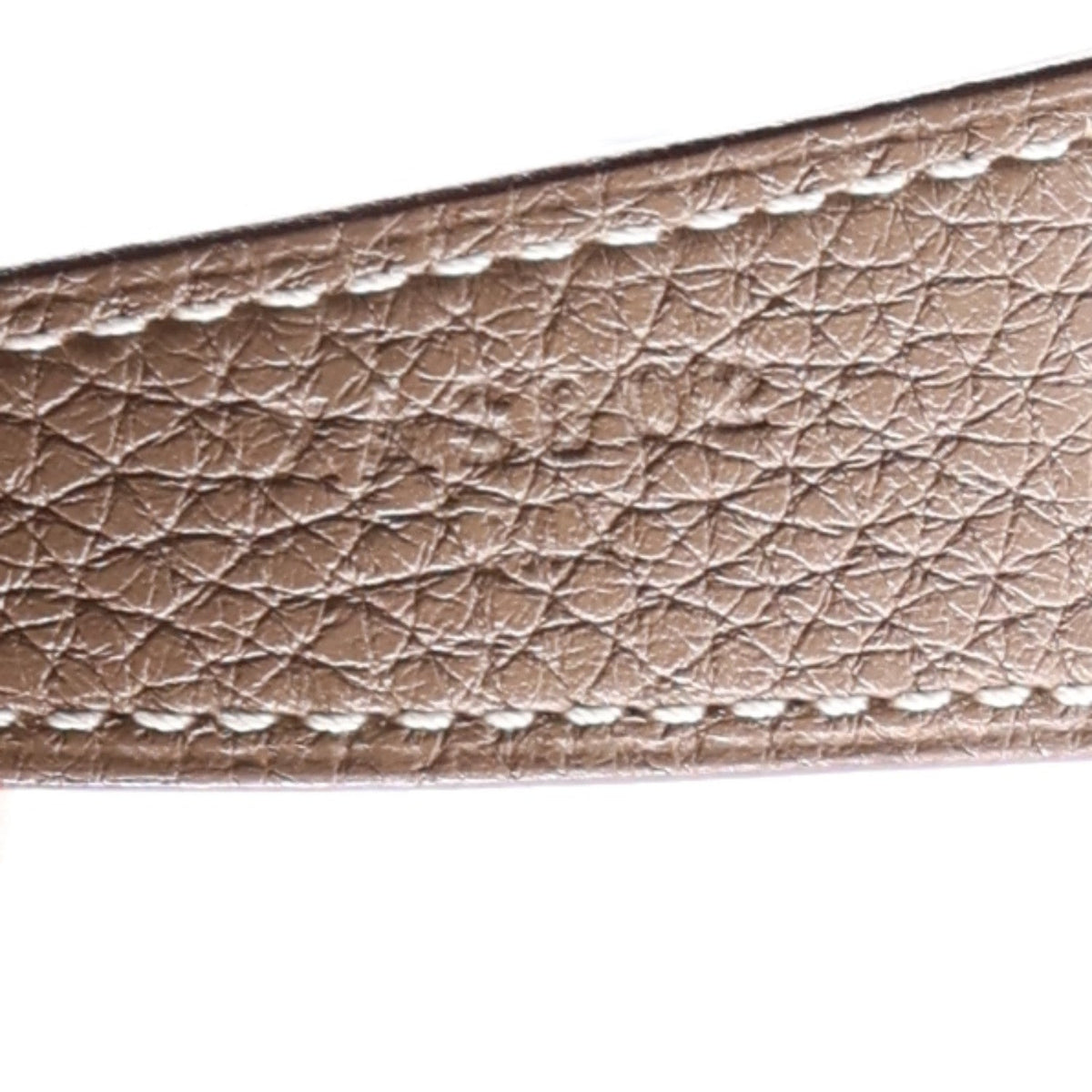 Taurillon Clemence Lindy 30 Etoupe Handbag