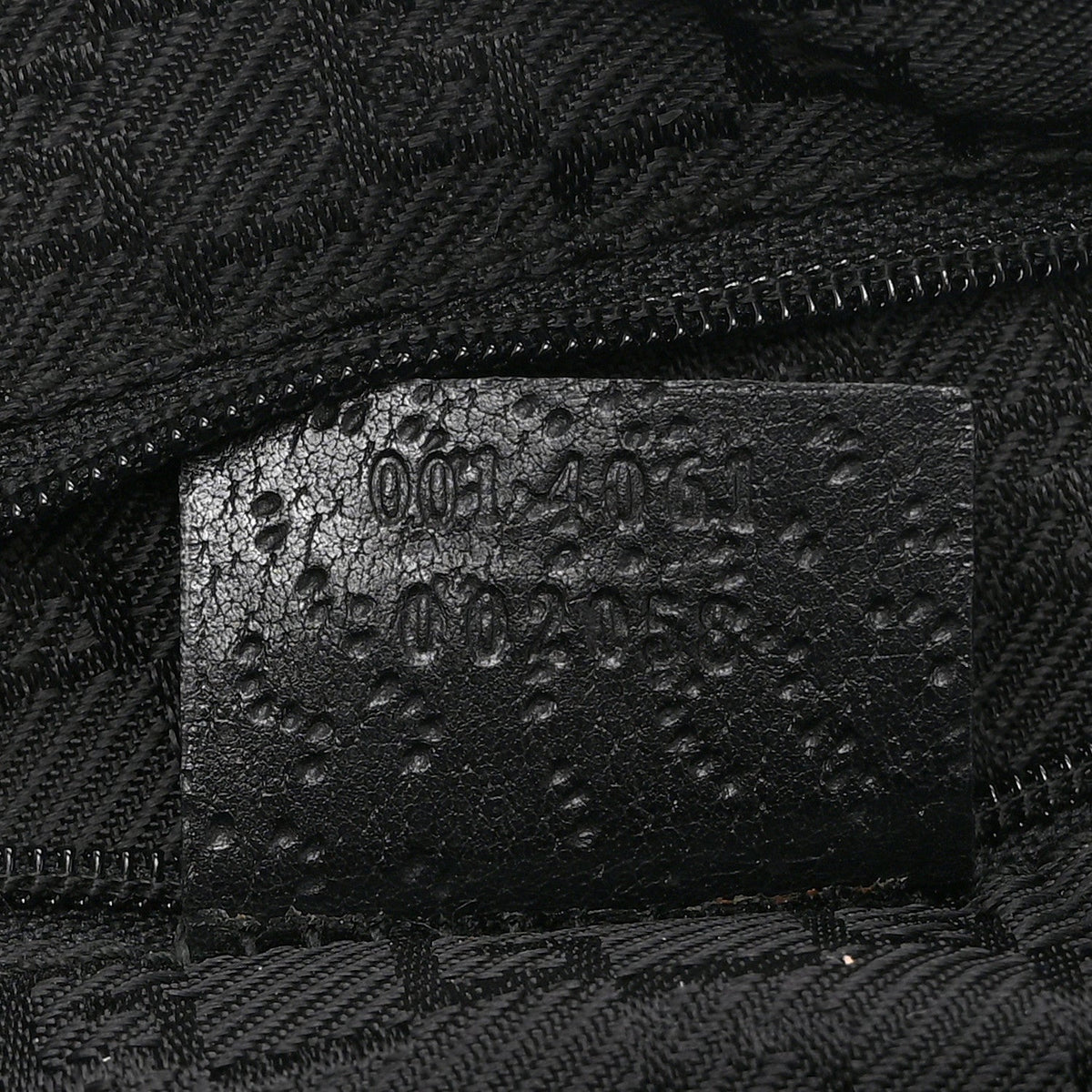 Small Canvas Hobo Bag - Black