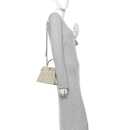 Nappa Satchel Bag - Gray