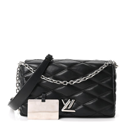 Lambskin Handbag - Black