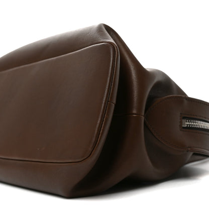 Calfskin Handbag - Brown
