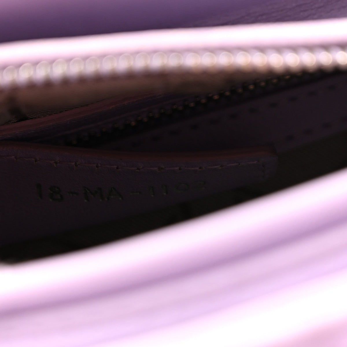 Medium Lambskin Handbag - Purple