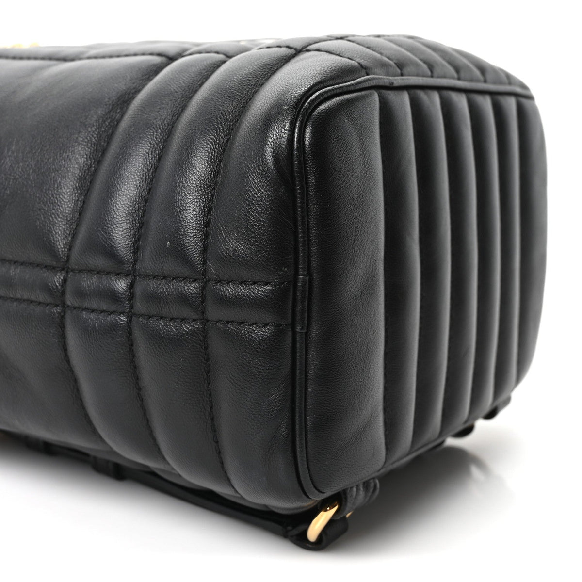 Mini Quilted Lambskin Backpack - Black