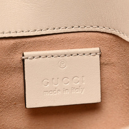 Mini Calfskin Shoulder Bag - White