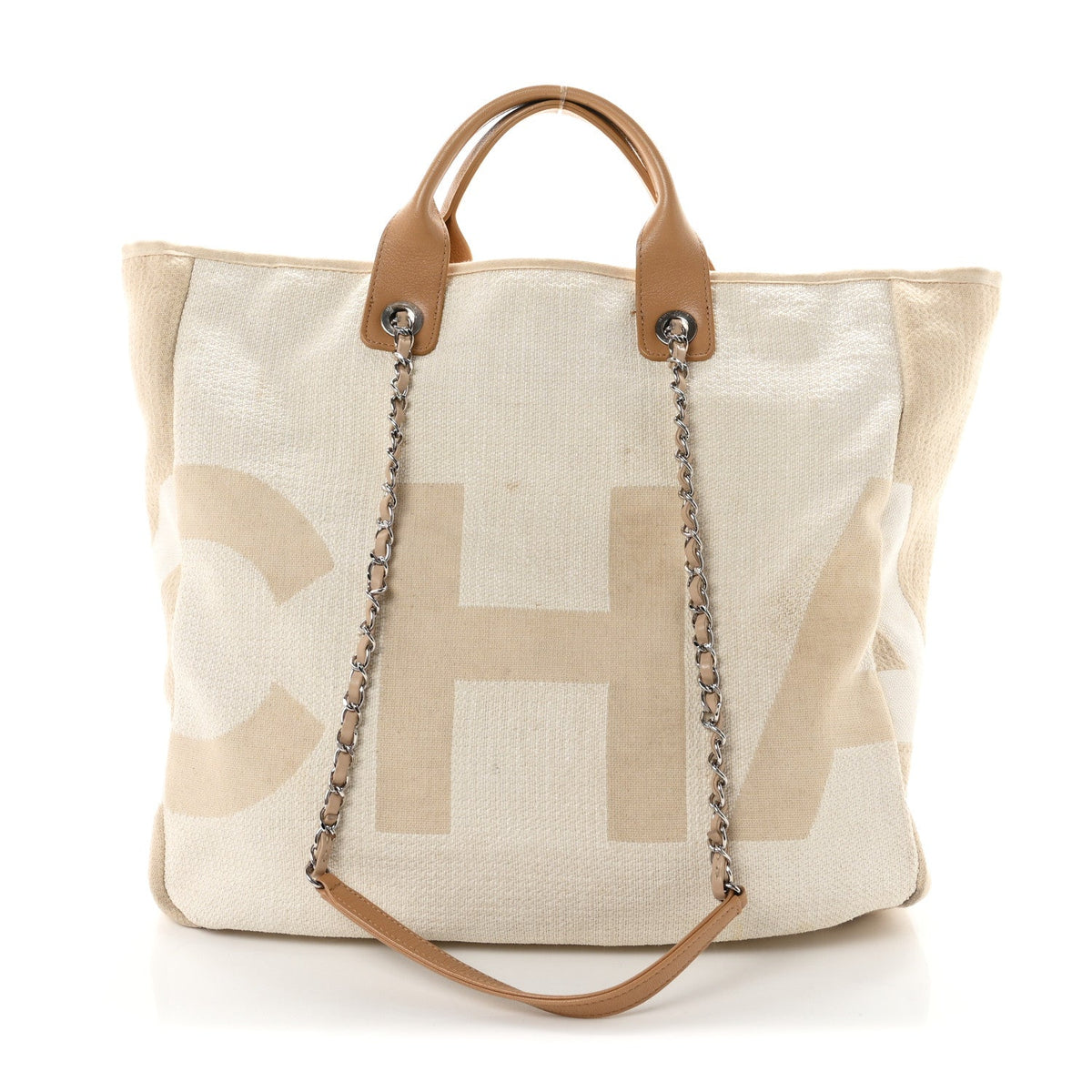 Large Canvas Tote Bag - White