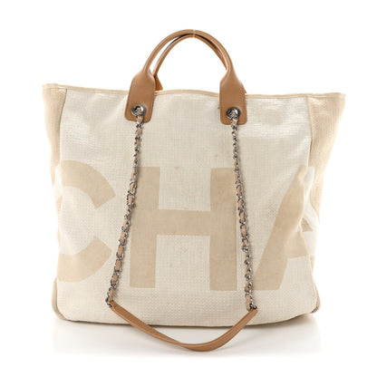 Large Canvas Tote Bag - White