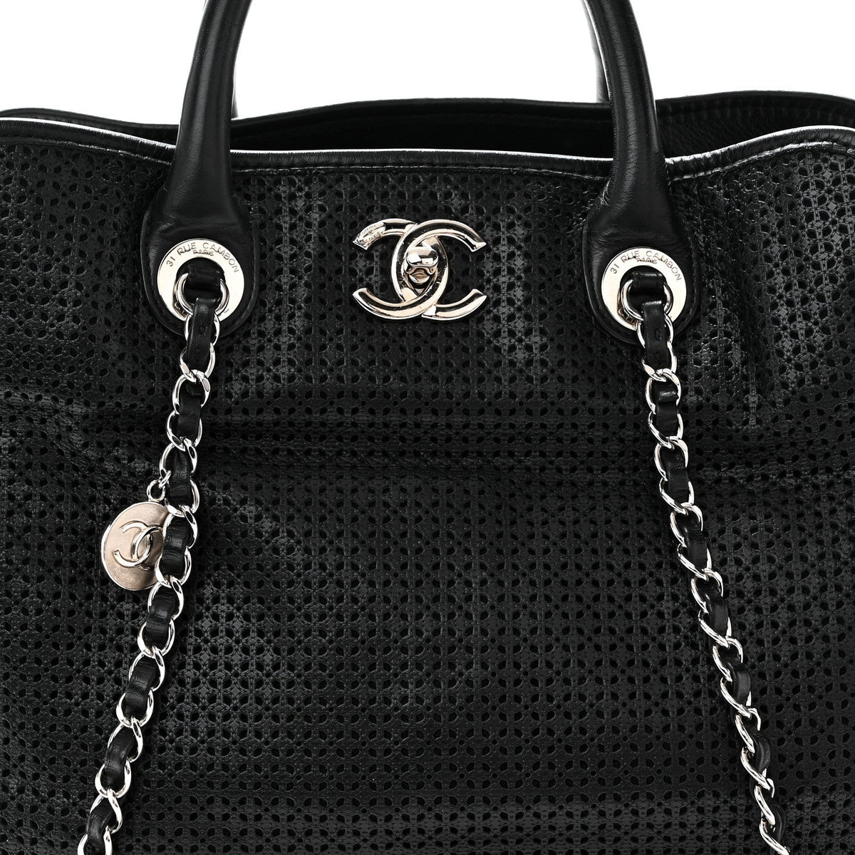 Calfskin Tote Bag - Black
