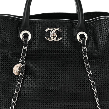 Calfskin Tote Bag - Black