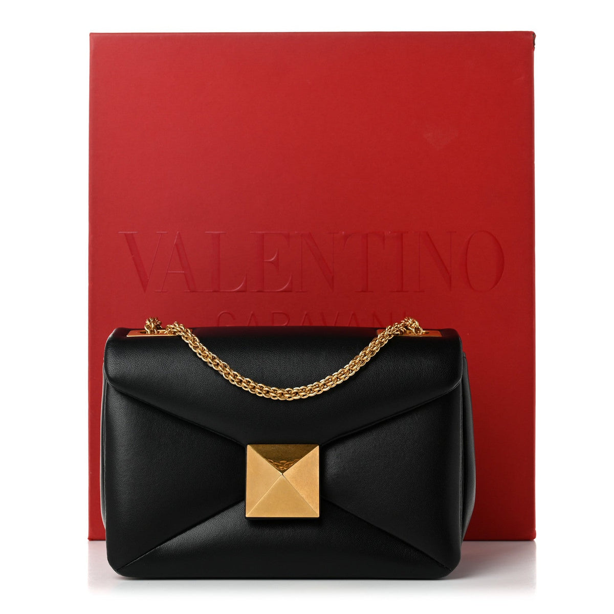 Nappa Clutch Bag - Black