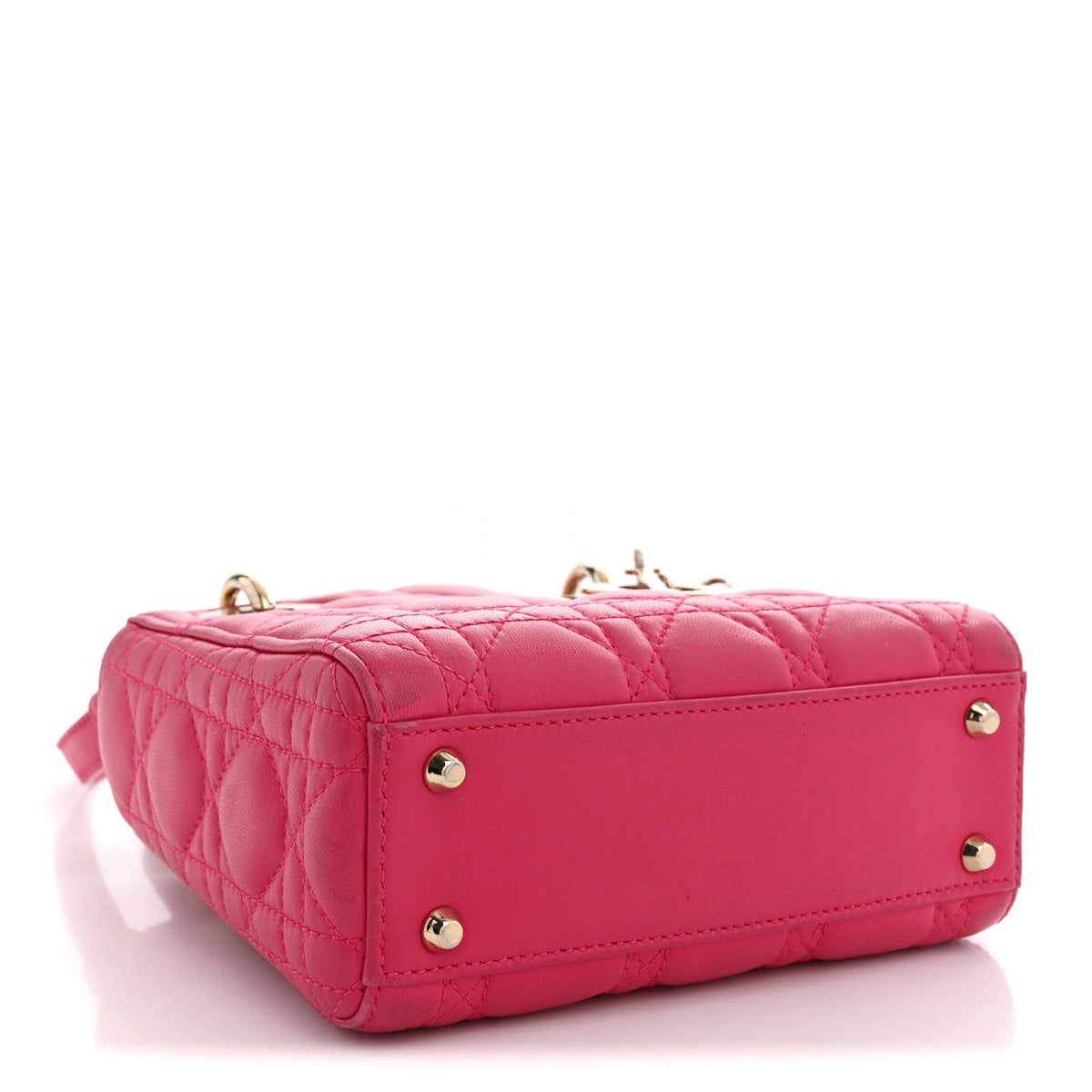 Mini Lambskin Handbag - Pink